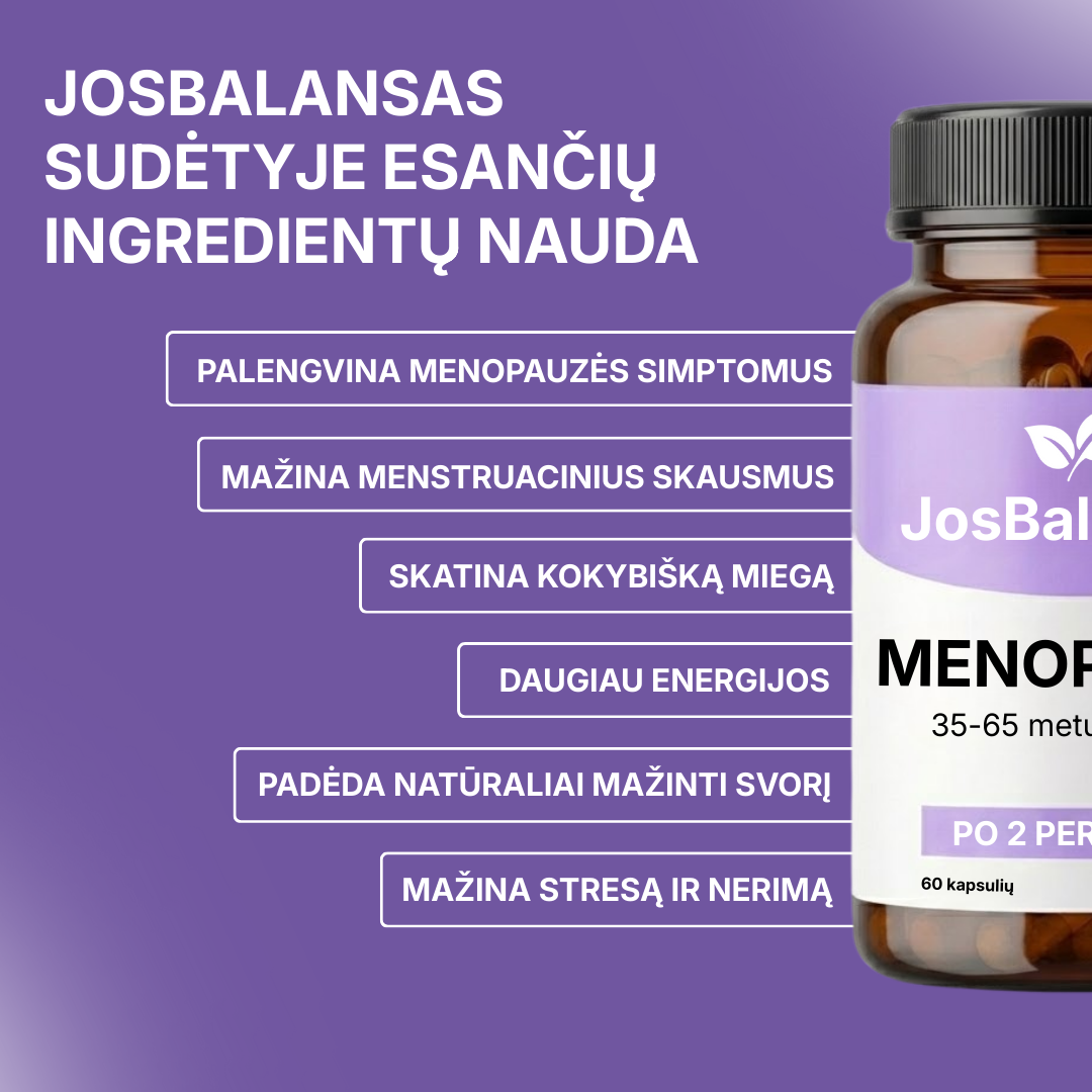 Menopauzė.