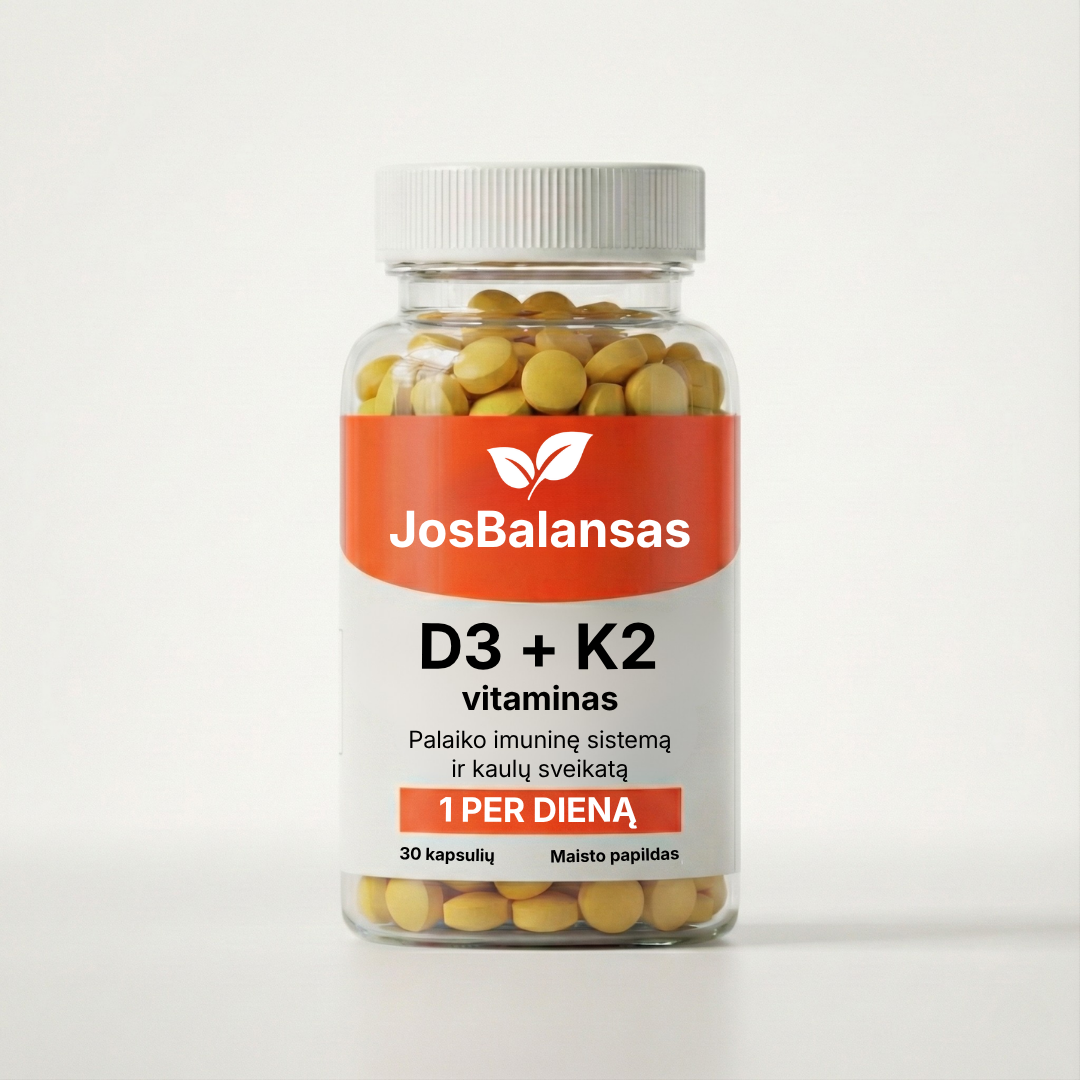 D3 + K2 vitaminas