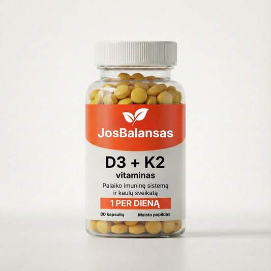 D3 + K2 vitaminas