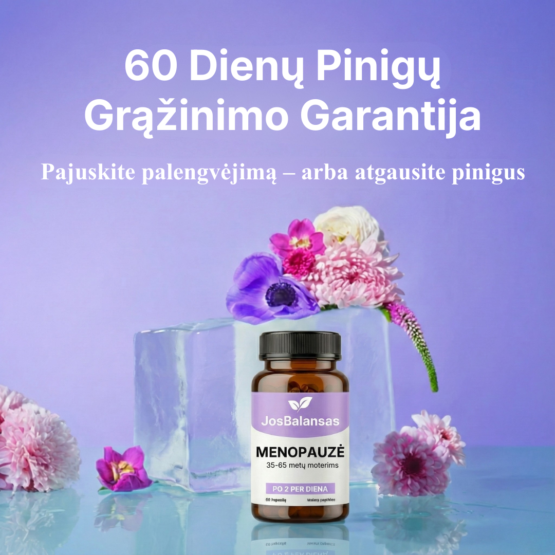Menopauzė.