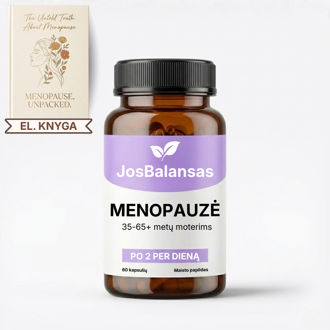 Menopauzė.